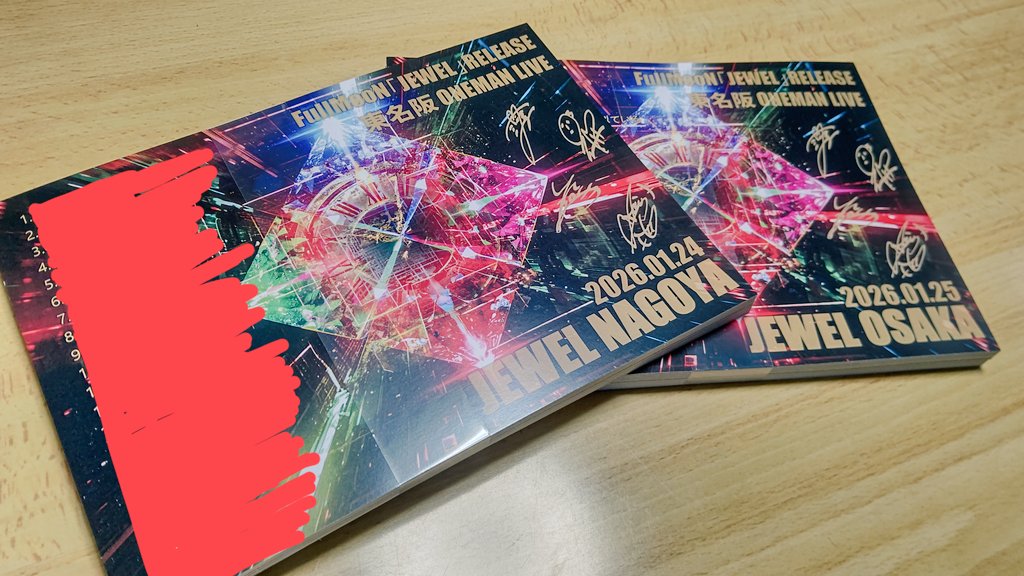 📢お知らせ📢 1/24・25・2/21の東名阪ワンマンライブで集合チェキを