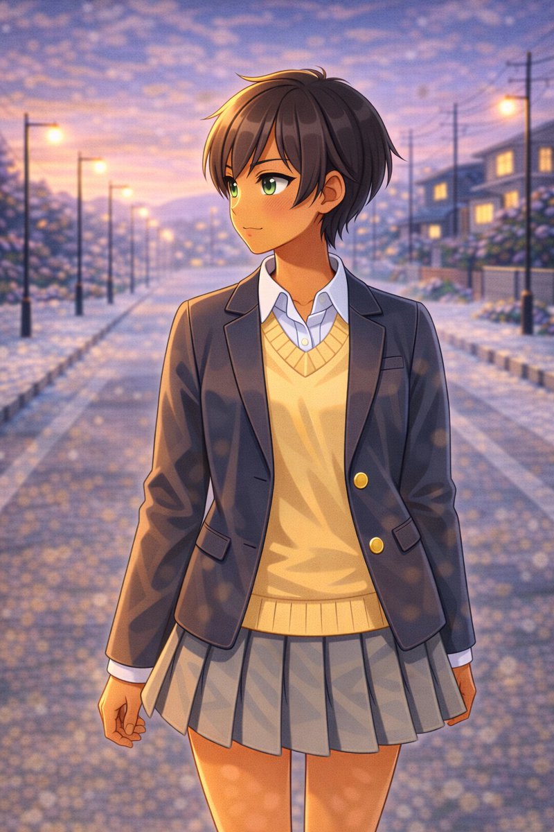 あやね　イラスト こんばんは🌙 本日はアヤネのイラストをお届けしました✨ 一日の終わり