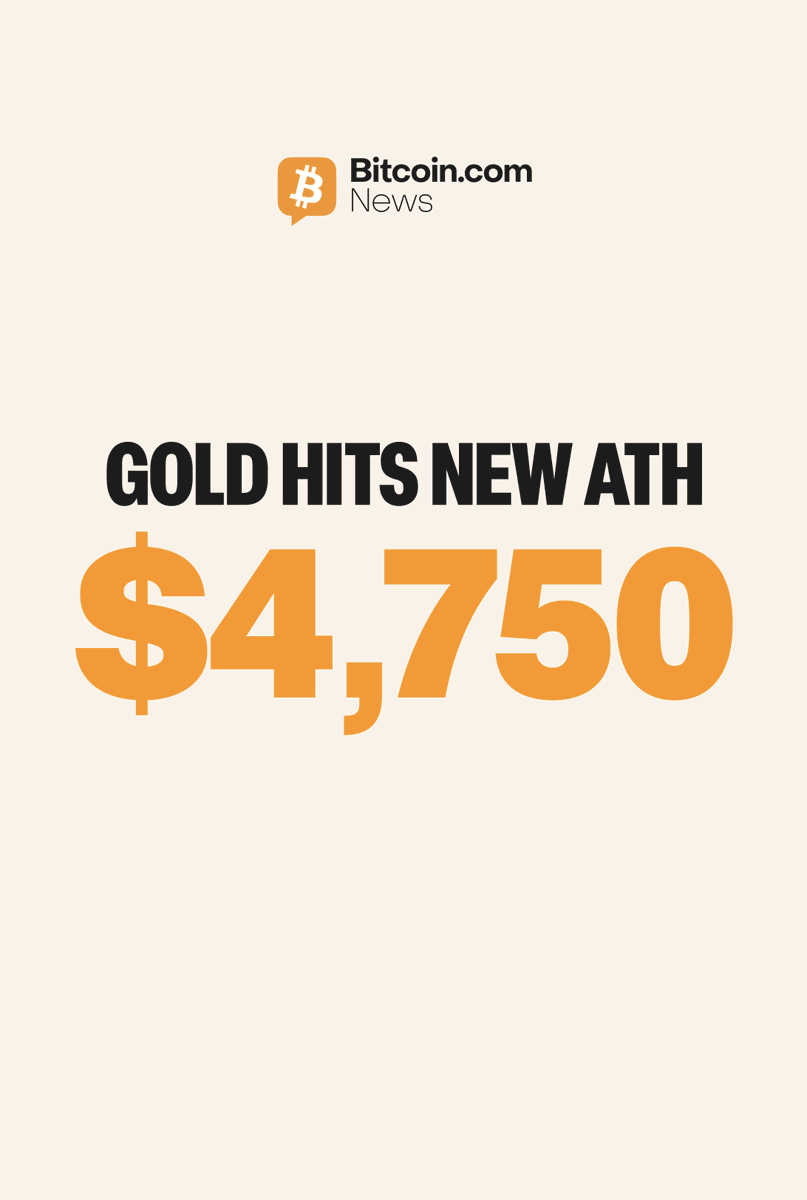 JUST IN: 💰 Gold hits a new all-time high, breaking past $4,755 for the  first time ever. 💭 Is this the top or the start of a bigger breakout?