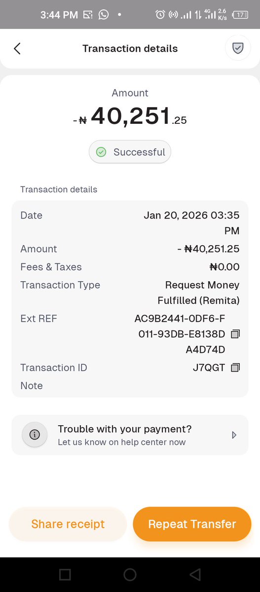 ComrJrBukar's tweet photo. @RemitaNET I made a payment without saving the remita number, later on I discovered that only invoice was sent to my email. Attached to this file is the payment debit slip.
The payment was made to Abubakar Tafawa Balewa University, Bauchi for undergraduate charges 

I need the RRR)
Thanks. https://t.co/gafAfNO5V9