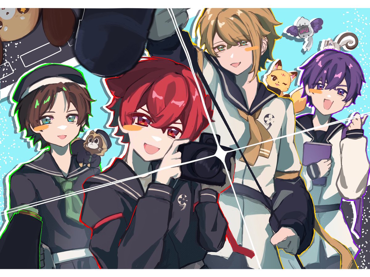 自分的にあまり納得行かなかったから少し添削致しました🥲🙌🏻企画イラストなのに申し訳ないです🙇‍♀️