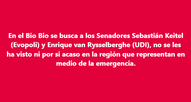 Aedd38's tweet image. Se buscan con suma urgencia a senadores electos en la region afectada por los incendios forestales..!!