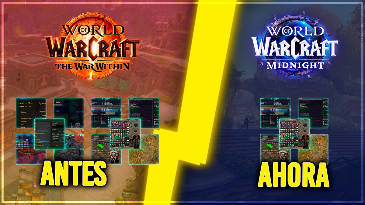 COMO REINICIAR WOW TOTALMENTE PARA MIDNIGHT 

En este corto video os doy consejos y os enseño como reiniciar el wow de cara al pre-parche y nueva expansión de WoW Midnight.

Video: youtu.be/jROJ-UV6GWw