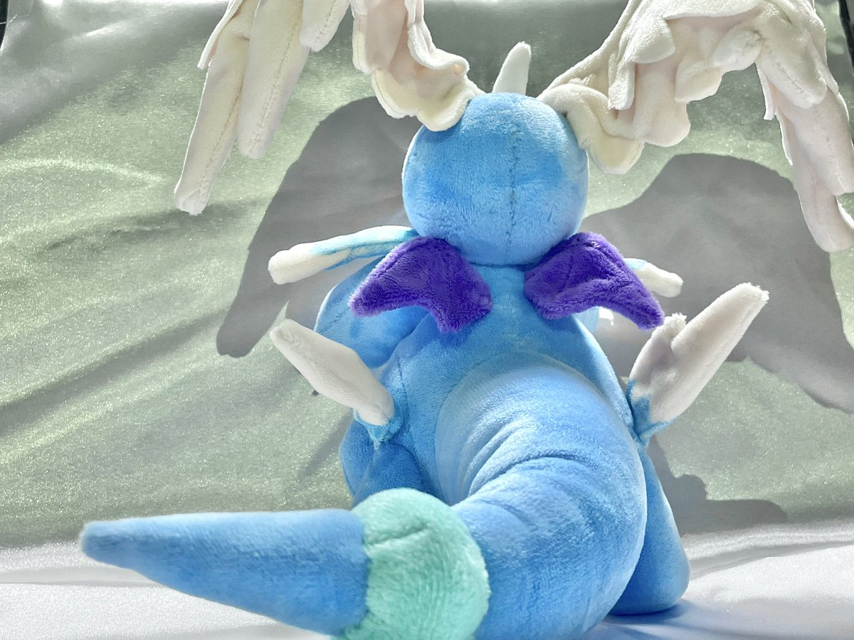 色違いメガカイリューのぬいぐるみを作りました🌟🪽 #ポケモン手芸部