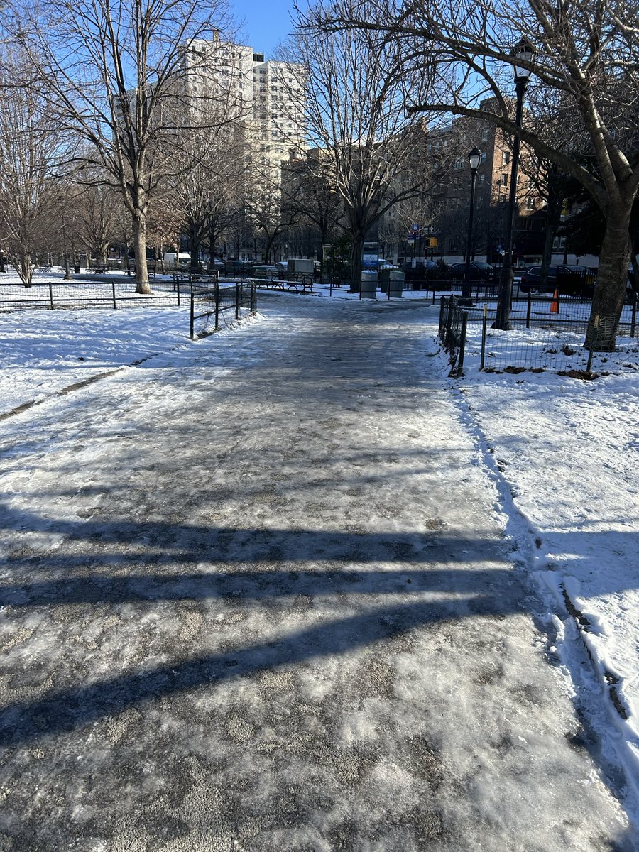 dearbhlaaa's tweet photo. @NYCParks @nyc311 was no salting/shoveling in Joyce Kilmer Park in the Bronx?? https://t.co/HNGXyDnXAV