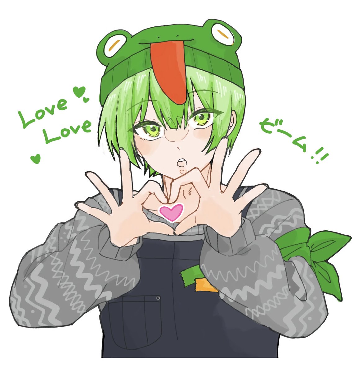 ガちャさんの絵チャお邪魔させていただきました🐸