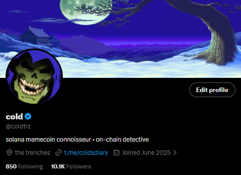 coldtrz's tweet image. Just hit 10,000 followers

I appreciate every single one of you 🫶

2026 gonna be our year, I will retire us all