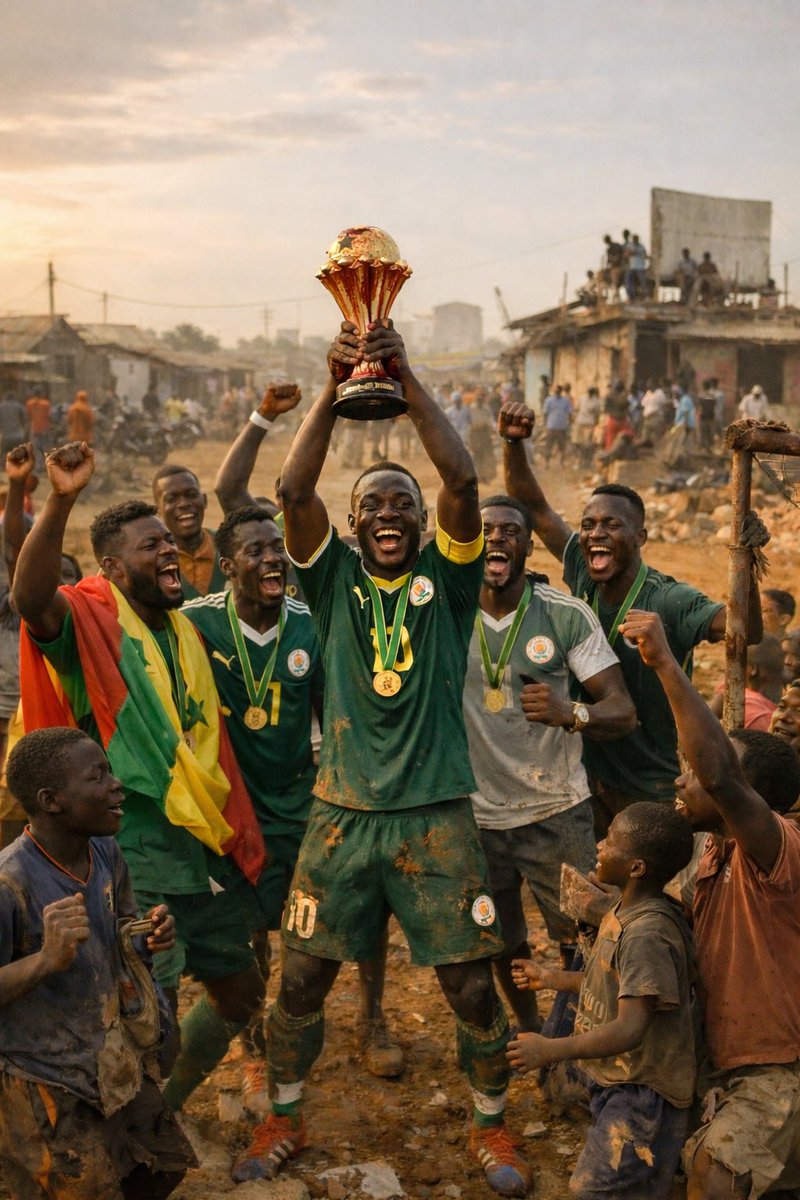 Pureblissae's tweet photo. When winning requires manipulation, rage, and hooliganism, when hospitality is answered with violence and people are locked up, that isn’t victory.

A stolen cup won through chaos is not glory.

Africa does not deserve Morocco 🇲🇦
Allah, Alwatan, Almalik 🇲🇦

#AFCON #Morocco https://t.co/scH3JrszB3