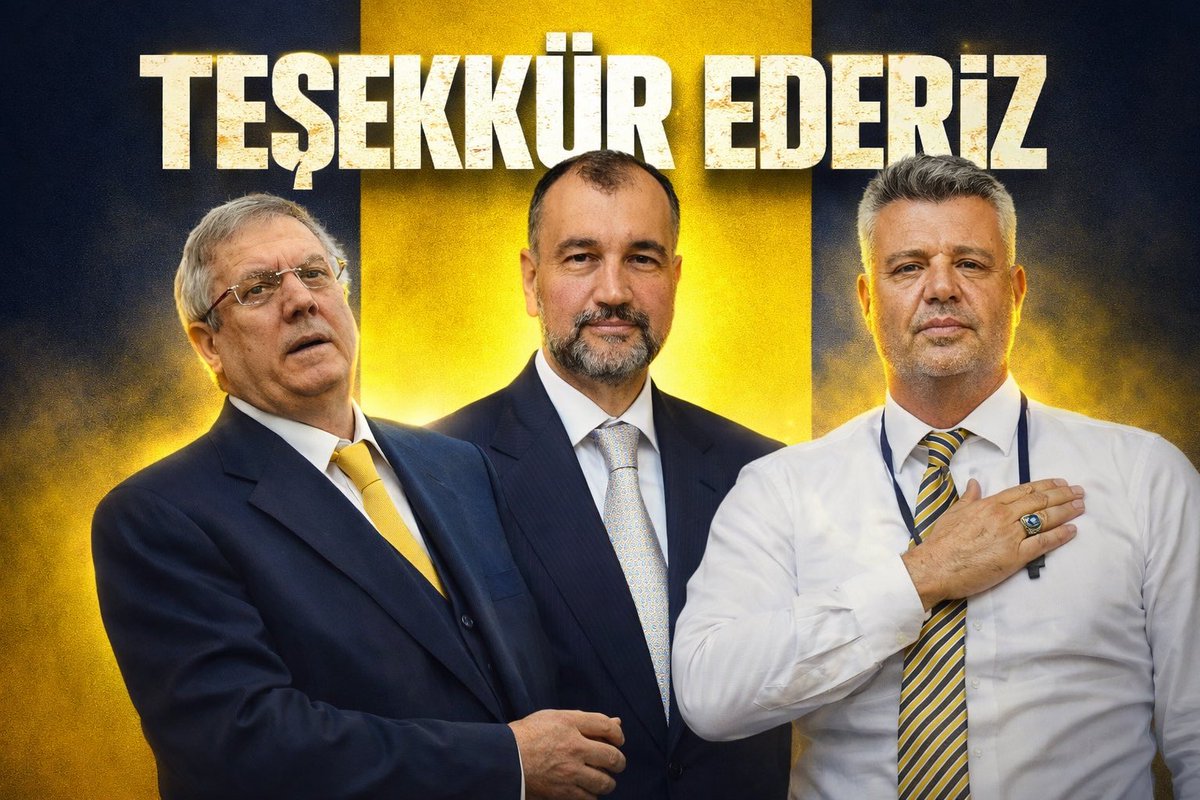 ✅Bankalar Birliğinden kulübümüzü çıkaran Sayın Sadettin Saran’a, 
✅Ataşehir arsasını kulübümüze kazandıran Sayın Aziz Yıldırım’a ve 
✅Arsa üzerindeki bir çok öncelik hakkını Fenerbahçe’mize tahsis eden Sayın Murat Ülker’e teşekkürü bir borç bilirim..<a href="/Fenerbahce/">Fenerbahçe SK</a> <a href="/sozfb2025/">Söz Fenerbahçe</a>