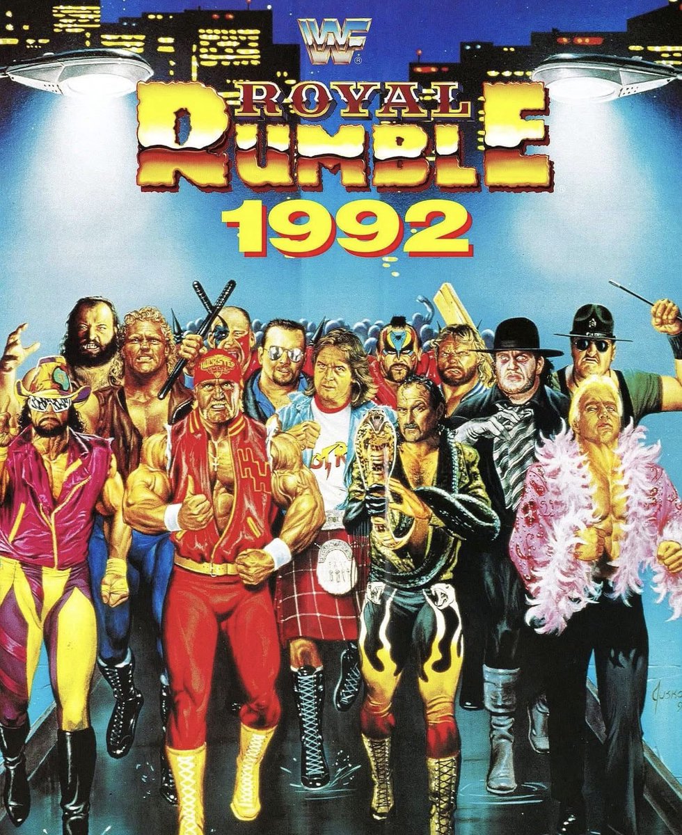 Is this the winner for best #RoyalRumble poster of all-time?

A classic from The Golden Age of Wrestling!! 👍