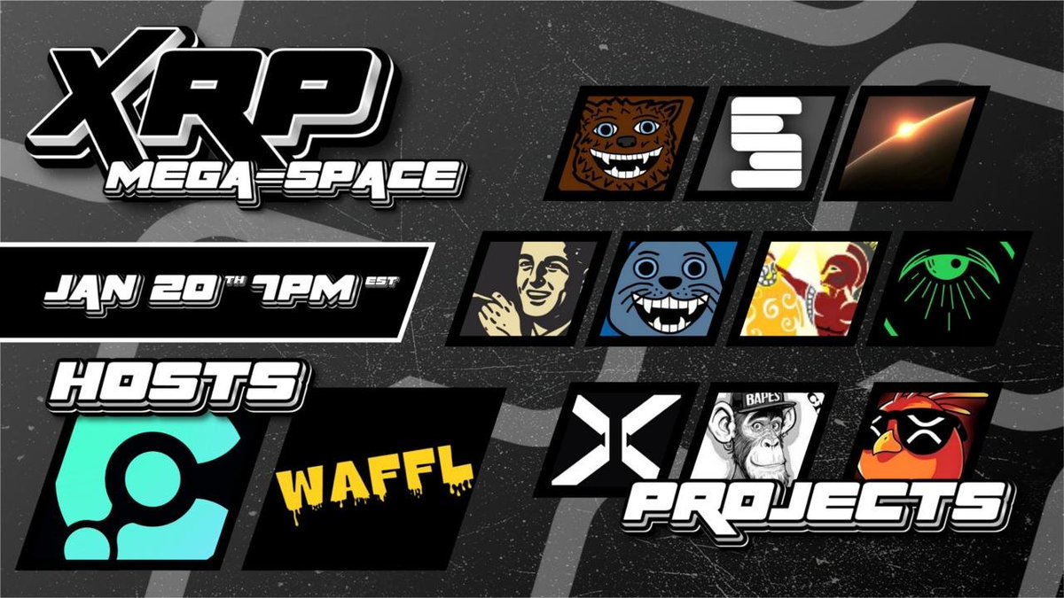 coinmerge's tweet image. What 👏A 👏Lineup 👏

Joining us tonight at 8pm EST
@fuzzy_xrp 
@sentxrp
@HorizonXRPL
@CasinoSociety_
@Seal_xrp
@sharpRam
@cultxrplCTO
@everything_xrpl
@phnix_xrp
@BASocietyXRP

See you tonight! 
x.com/i/spaces/1mnxe…