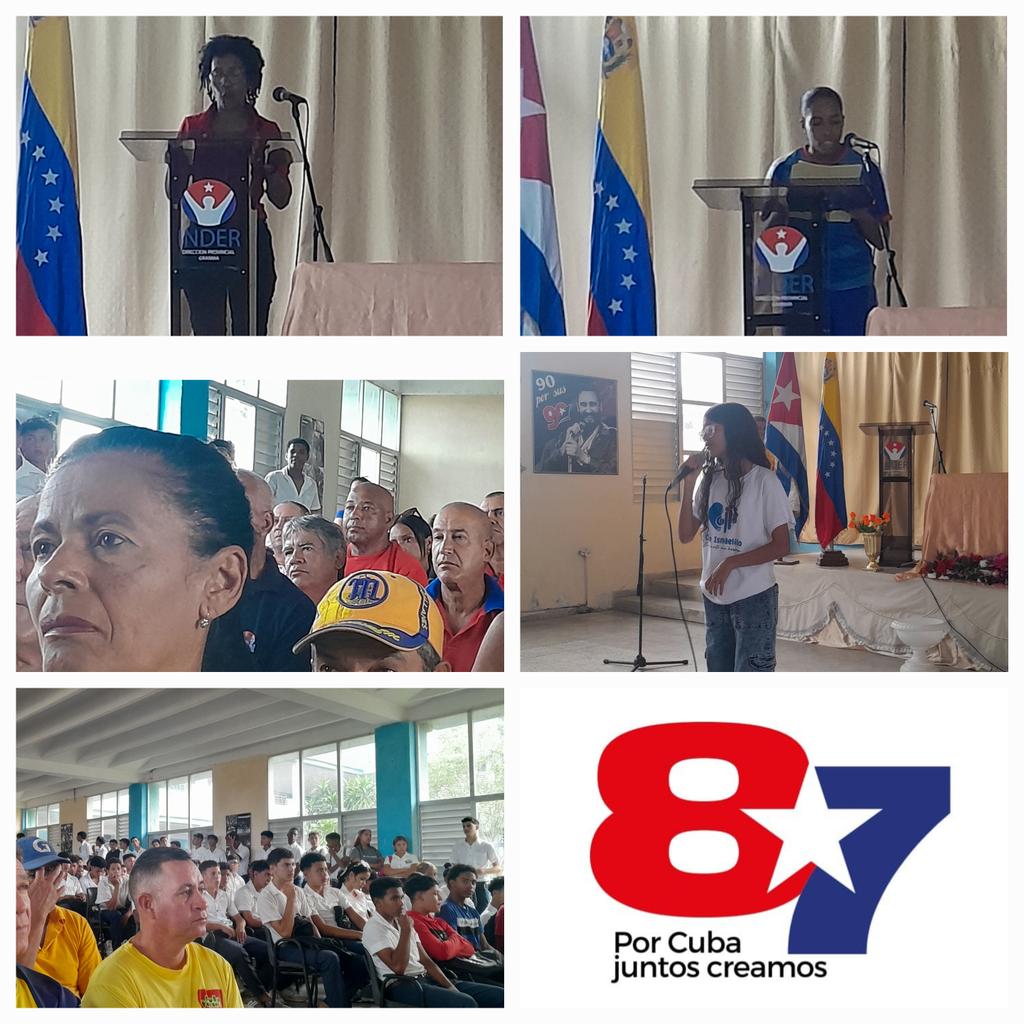 #CTCGranmaSNTECD 
Los trabajadores de #DeportesGranma, realizan acto de reafirmación revolucionaria, de apoyo al pueblo venezolano,  a su presidente constitucional Nicolás Maduro .
#VenezuelaNoEstáSola
#Cuba