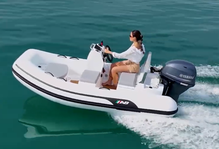 AbInflatables's tweet photo. Our Mares VSX series is our most compact, practical and comfortable sport console tender. Its fiberglass hull is designed for extra stability and superior handling, and its single molded-in fiberglass deck allows for quiet navigation and greater durability. 
#abinflatables #boats https://t.co/OPI8SSCYP3