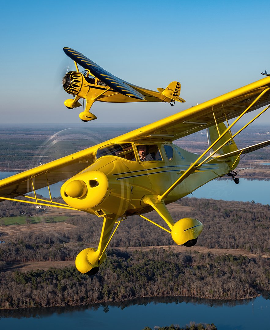 laurenkvvt's tweet photo. The 110 takes the 90A to the next level with a more powerful radial engine and upgrades perfect for air racing pilots. 🔥

#FormationFlying #Aviation #GeneralAviation #Avgeeks #Taildraggers #AirRacing #PilotLife #AircraftEnthusiast https://t.co/W6sl2Bm3jU