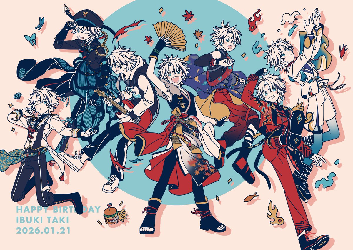 おめでとう🍁🍔🩵
#滝維吹誕生祭2026