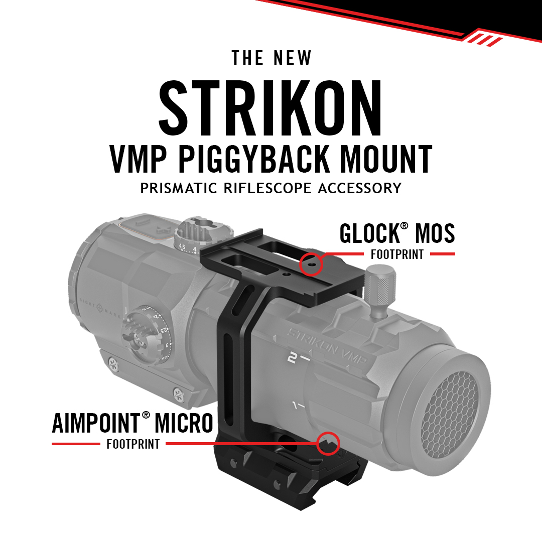 NEW from Sightmark!

Meet the Strikon 1-4x24 LPVO &amp;amp; 1x Prism Sight – fast, rugged, and built for real-world use.
Piggyback mount ready.

🖥️ Now live on our site
📍 Booth #11419 at SHOT Show
📲 Daily drops all week!
#Strikon #SHOTShow2026 #MakeYourMark