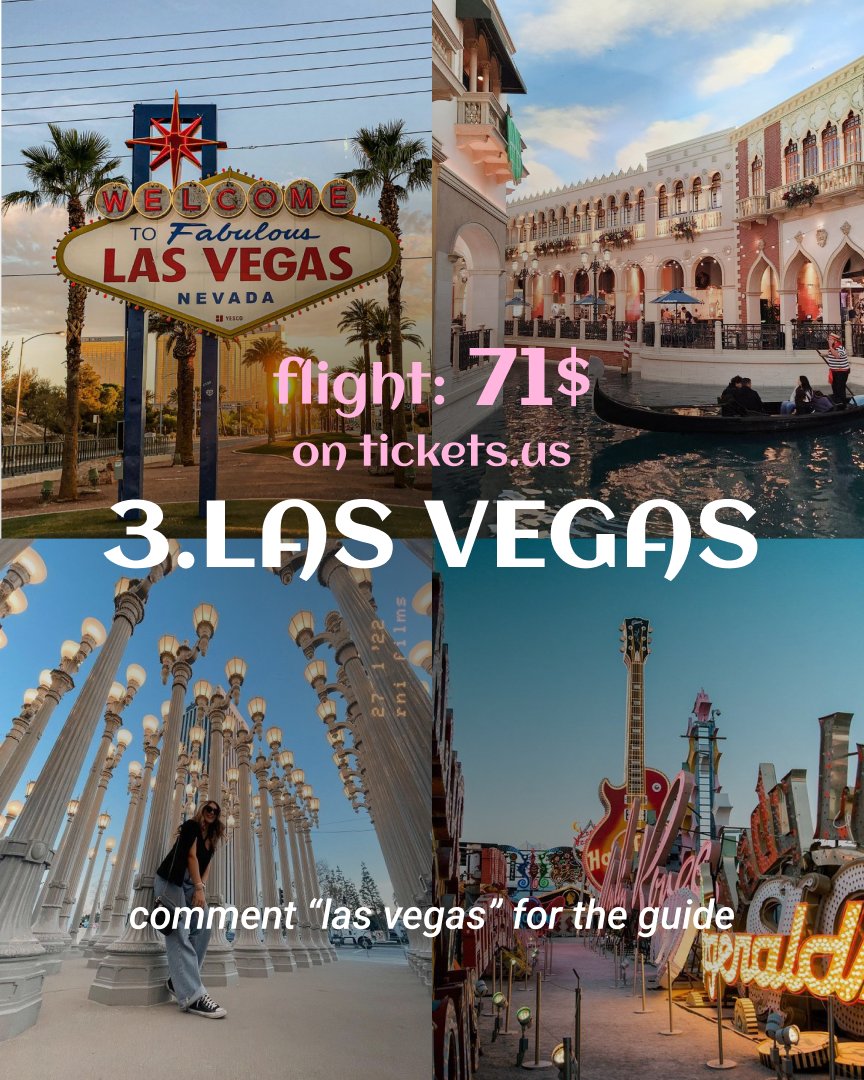 tickets_us's tweet image. If you could fly this weekend… where would you go? ✈️
Fly from the New York — with flights starting at just $71!
Quick getaways, new cities, and memories made fast — without overspending.
📲 Book now on tickets.us and go make some memories!
#cheapflights #tickets_us