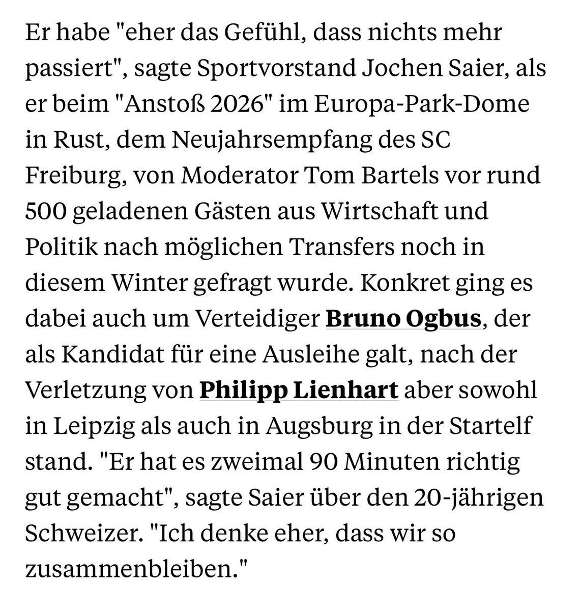 Thema Ogbus am #Betze abhaken, das is durch. Quelle: Kicker
