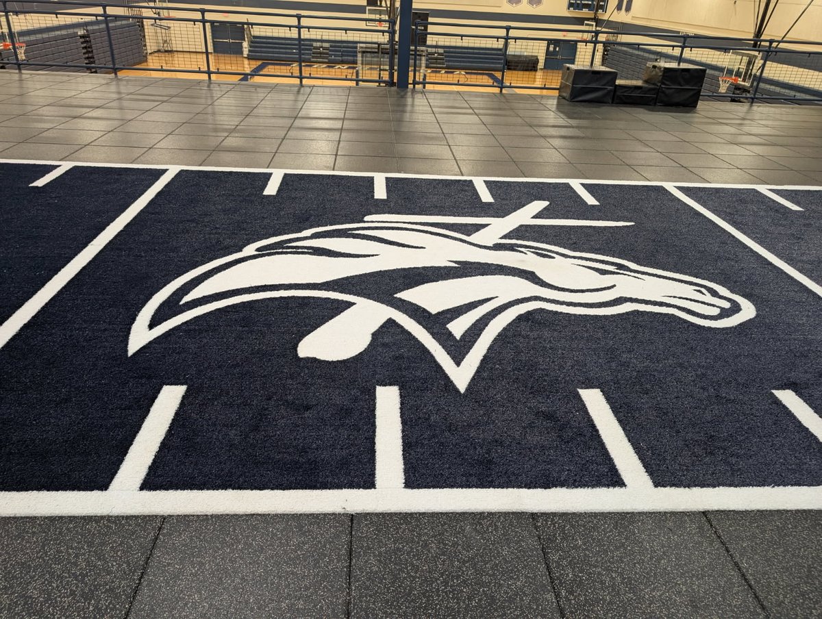 CLSOFootball's tweet image. We are thankful and blessed to have new turf upstairs in our all-purpose room!  Let's do some Work!
#RunWithTheMustangs