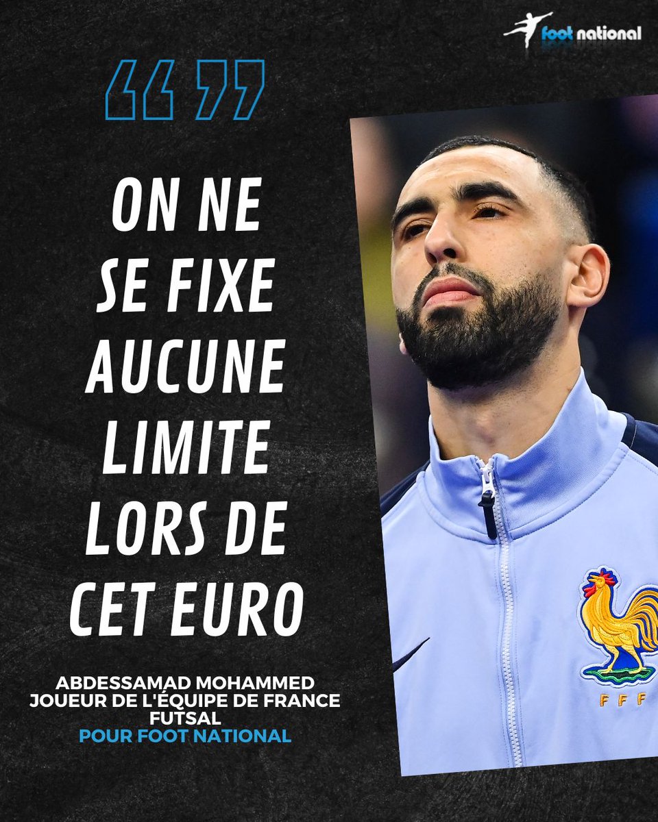 Avant le match d’ouverture de l'Euro #Futsal 2026 contre la Croatie, Abdessamad Mohammed (131 sélections, 94 buts) a affiché les ambitions des Bleus. Il revient également sur la progression fulgurante de la sélection tricolore. 🇫🇷

👉 tinyurl.com/2p9u58nr