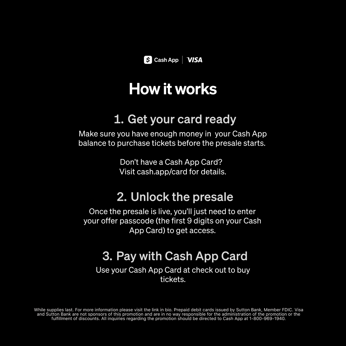 CashApp's tweet image. 📣 @asvpxrocky and his alter egos are here. Unlock early access to the Don’t Be Dumb Tour on Wed, Jan 21st at 10 AM local time during the Cash App Visa Card presale. 

Visit cash.app/card/presales for more info.