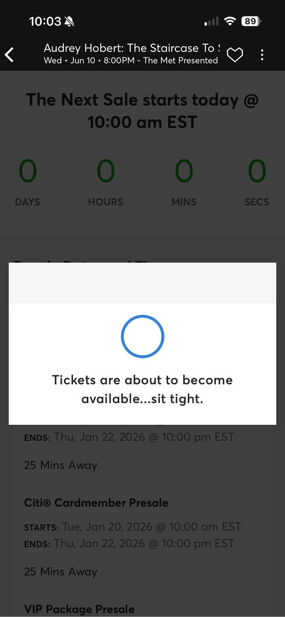 Screen was stuck here and now I’m 19k in line for Audrey literally kill me :)