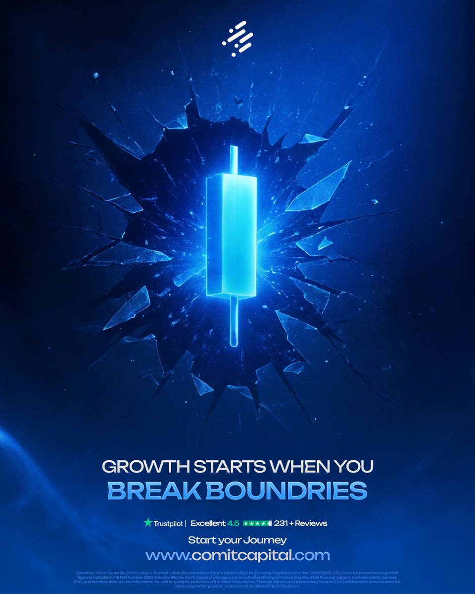 Growth starts when you break boundaries.
Less noise. More structure. Better execution. ⭐

Start your journey at comitcapital.com ⭐

#ComitCapital #FundedTrader #PropFirm #TradingMindset