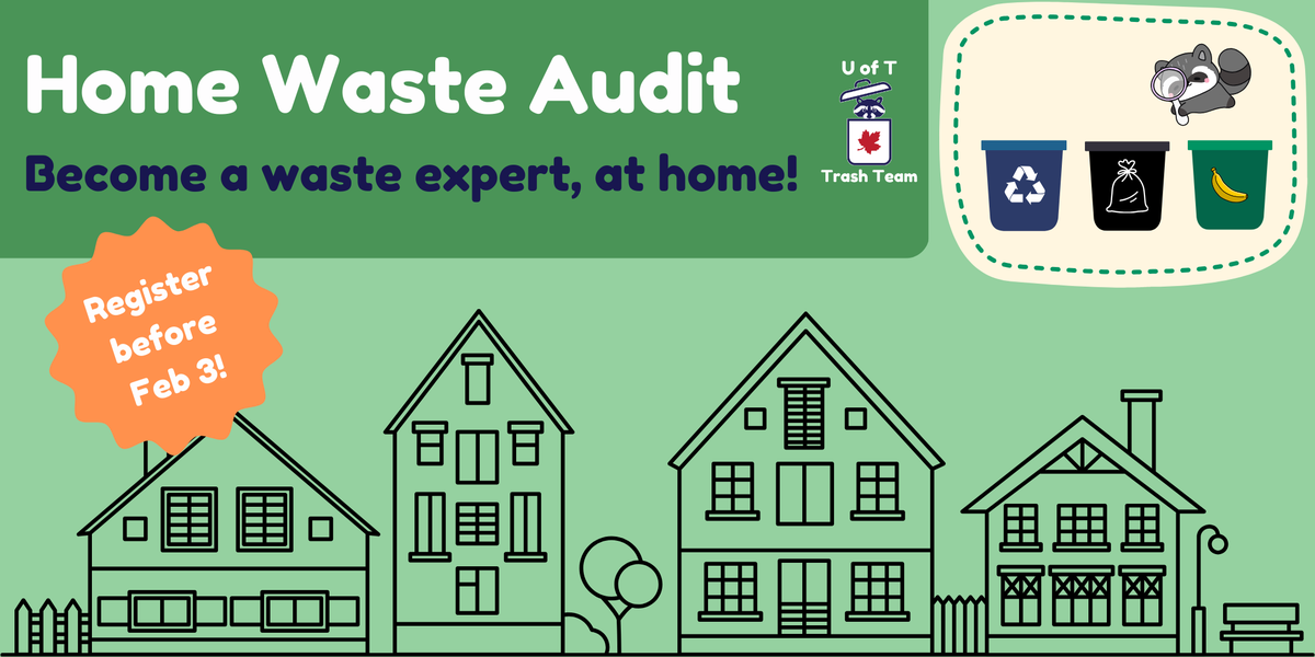 TOPortAuthority's tweet image. Start off the #NewYear with the @UofTTrashTeam #HomeWasteAudit. Over 2-weeks in February you’ll challenge yourself to decrease waste generation at home as you learn more about #PlasticPollution and the available waste streams in your municipality! homewasteaudit2026.eventbrite.ca