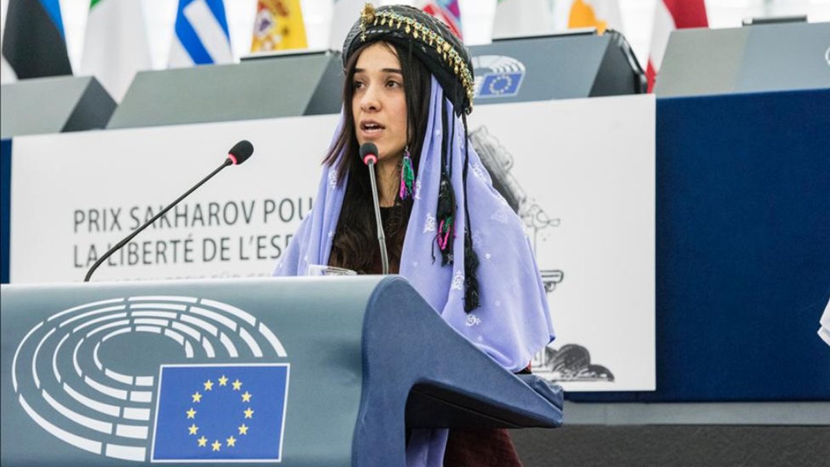 Nadia Murad, Yazidi survivor and Nobel Peace Prize winner, says the world has turned its back on the Kurds who battled ISIS.

Read More: kurdistan24.net/en/story/88865…