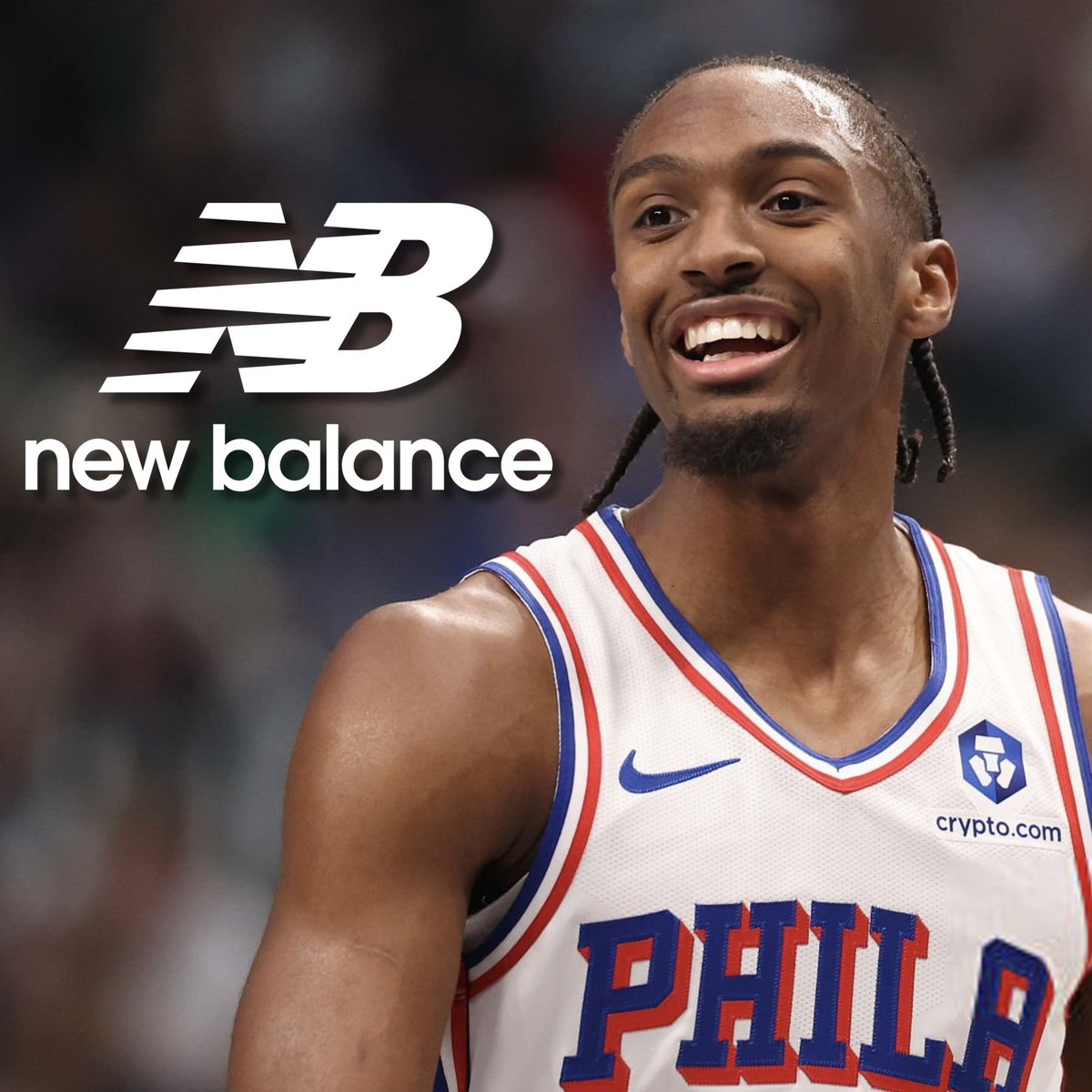 SoleRetriever's tweet image. JUST IN: Tyrese Maxey is getting his own New Balance signature shoe by the end of 2026, per @ShamsCharania ✍️  @TyreseMaxey 

Maxey’s shoe is part of a new deal he signed with the brand.