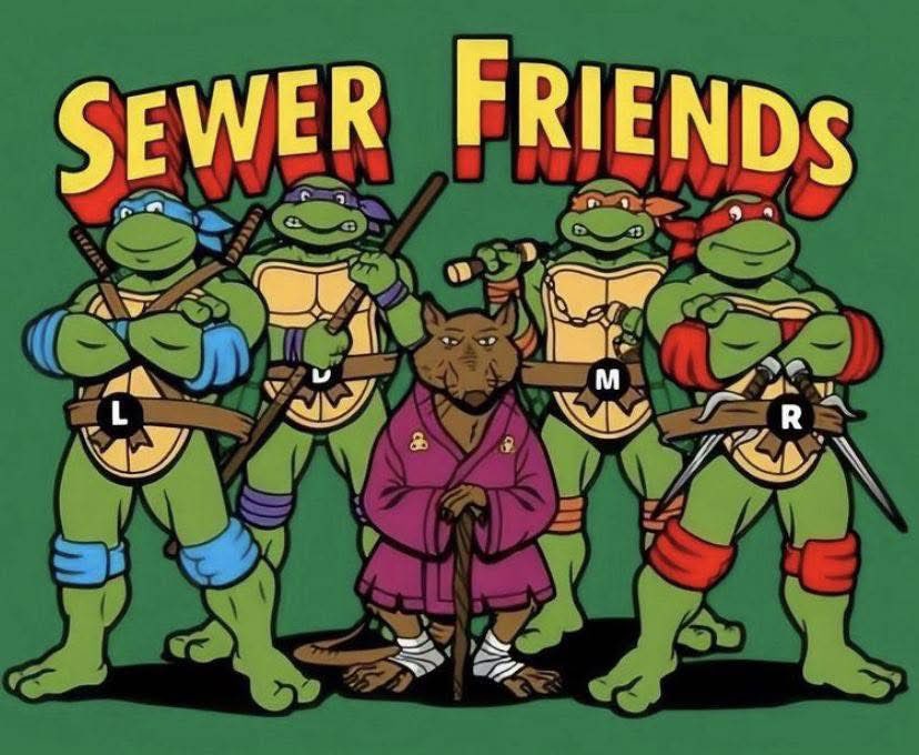 NinjaTurtleLair's tweet image. Sewer squad! #TMNT