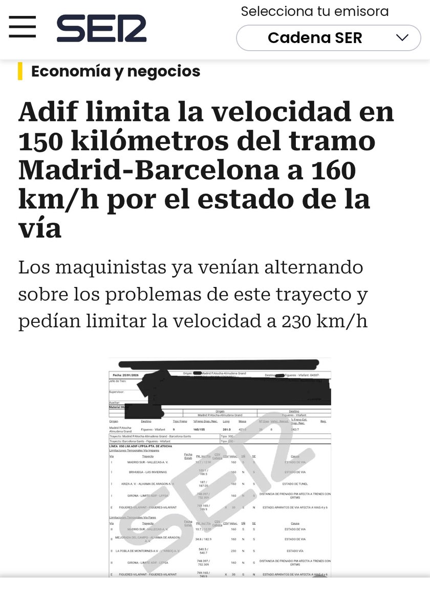 Han tenido que morir decenas de personas para que se admita abiertamente lo que los usuarios y maquinistas llevamos mucho tiempo advirtiendo.
Pero no exijas responsabilidades ni critiques la gestión, porque te acusarán de atacar a lo público, de ser un fascista y de propagar