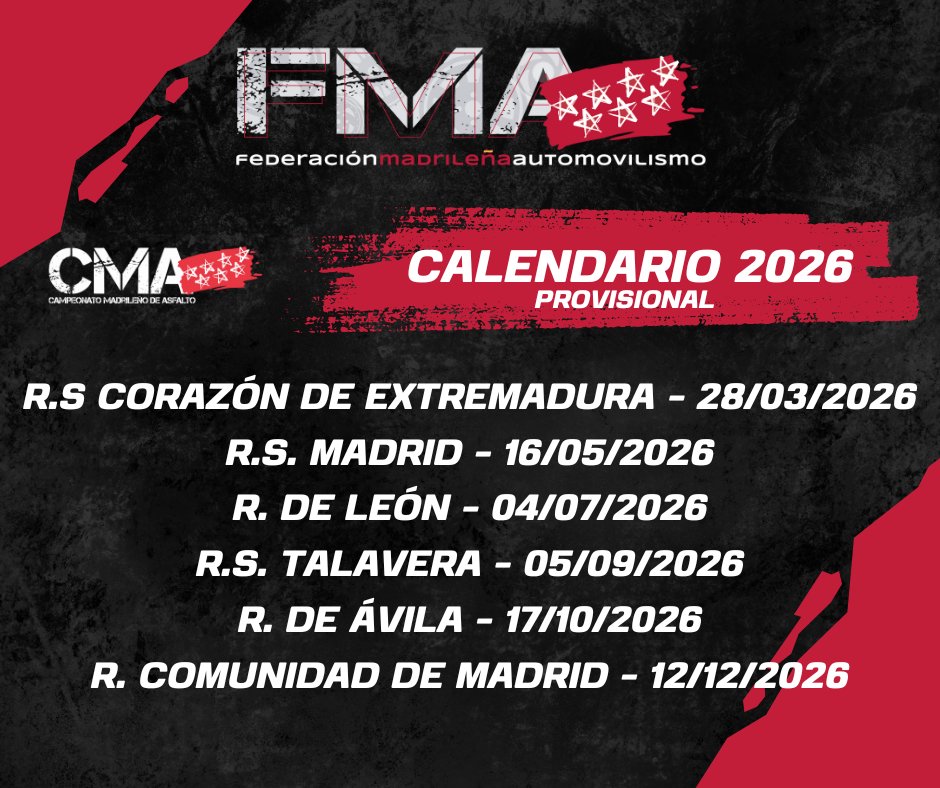 Federacion Madrileña de Automovilismo tweet media