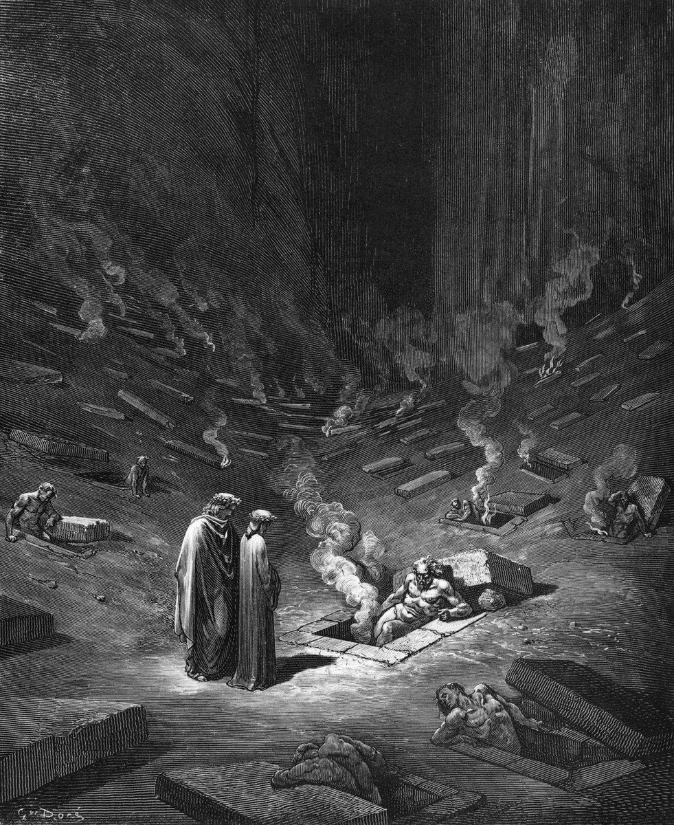 Gustave Doré - The Inferno (Return of the arch heretics)