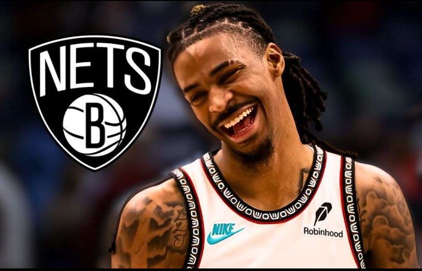 NetsProphet's tweet image. Ja Morant trade talks heating up around the NBA 🔥. Potential framework for a Nets trade below:

Nets: Ja Morant, 2028 Grizzlies 1st Rd pick

Grizzlies: Terrance Mann, Day’Ron Sharpe, Nolan Traore, 2028 76ers 1st RD pick (1-8 protected)
 
How do fans feel about this one?…