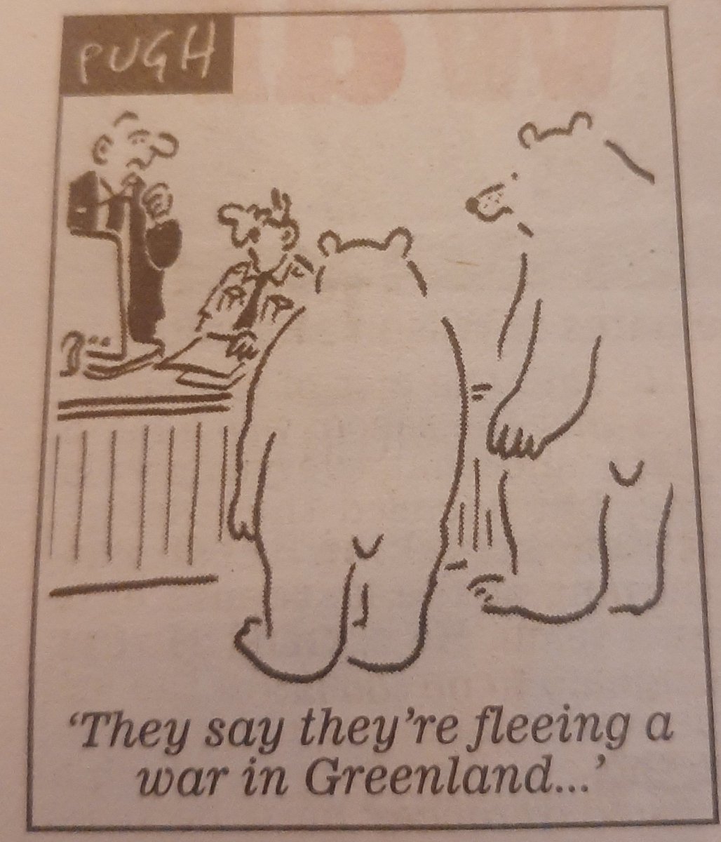 You can ways rely on PUGH to raise a smile, especially on a gloomy day #Greenland <a href="/DailyMail/">Daily Mail</a>