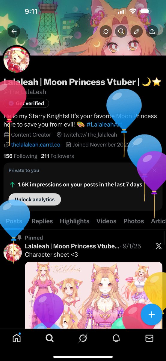 Lalaleah | Moon Princess Vtuber | 🌙⭐ tweet media