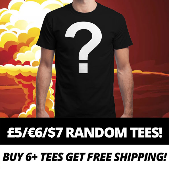qwertee's tweet image. ❤️ 5 People who RePost this WIN a FREE TEE!!🔥Our World Famous MEGA InsaniTEE SALE is NOW ON at Qwertee.com!! 👕 Get £5/€6/$7 Random Tees plus FREE SHIPPING!! 

🤔 What's an Insanitee Sale you ask? 👉Very simple - we sell random designs from our back-catalogue (this…