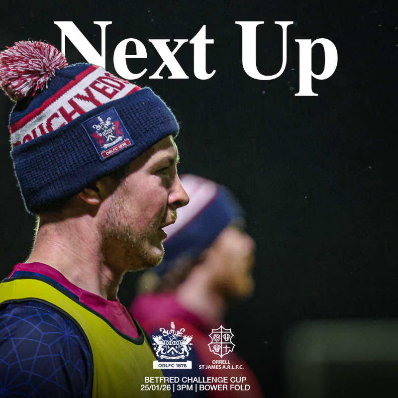 Roughyeds's tweet photo. We can confirm that Waterhead’s clash will be shown live on the TV screens in both the Grays Lounge Fans Bar and the Celtic Lounge at Bower Fold this weekend, ahead of our game against Orrell.