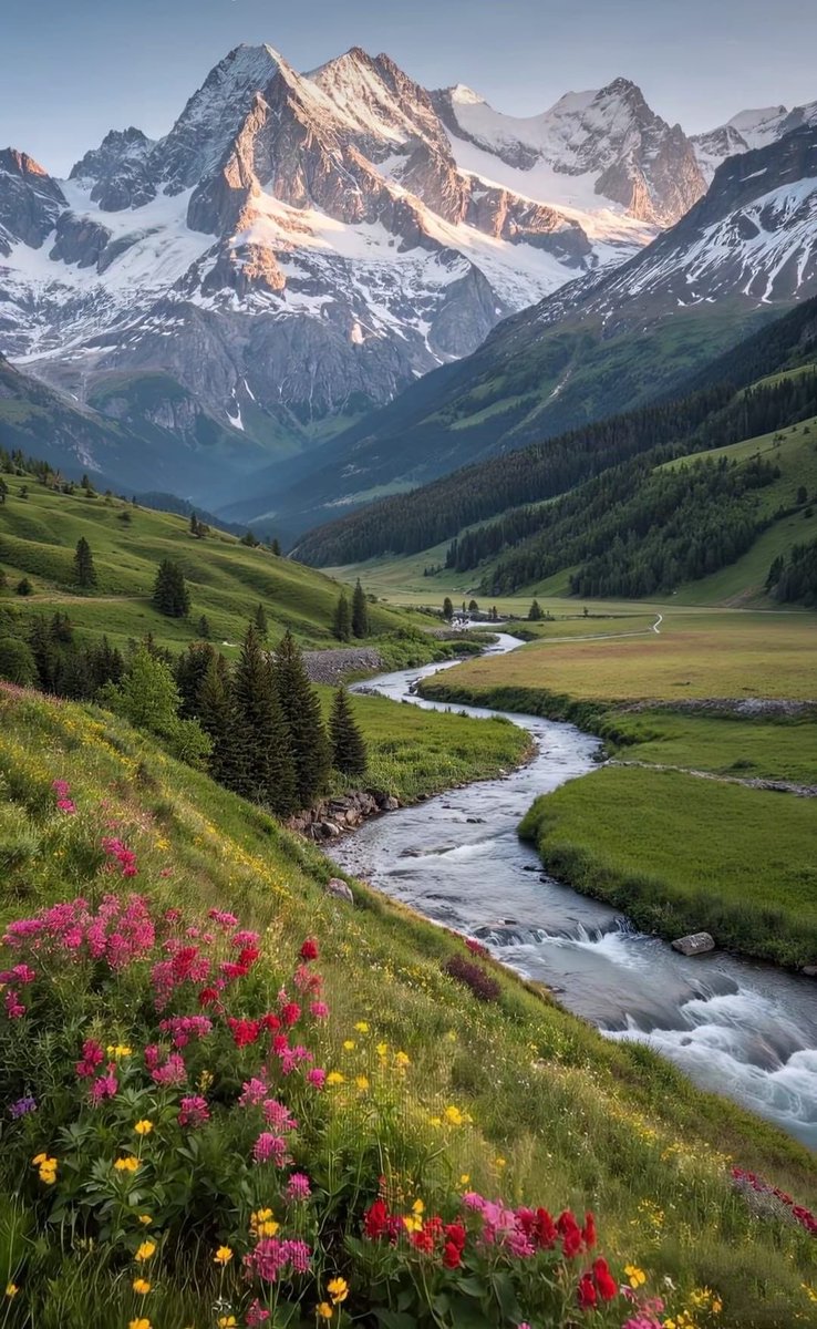 LoneSpectrum's tweet image. Some people get lost in the mountains; others find themselves there.