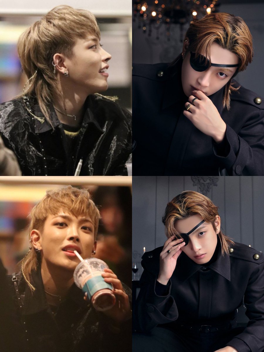 softmatzpics's tweet image. Mullet Hongjoong :

     2019                                         2026