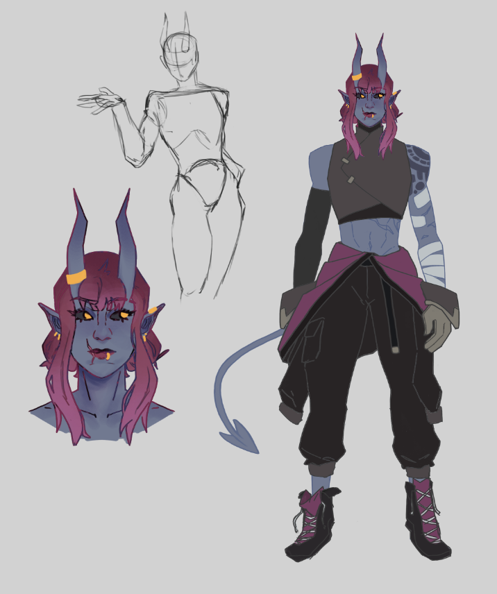 _Elvyna_'s tweet photo. I'm still alive ! Working on a new dnd chara 
Say hi to Vesper https://t.co/FA0SVGFEji