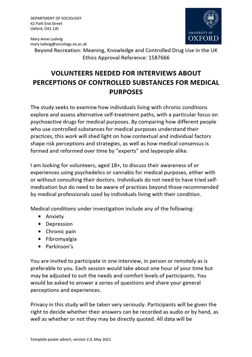 fmauk's tweet photo. If you are interested in this research study, please email Mary Ludwig at mary.ludwig@sociology.ox.ac.uk https://t.co/C0ZroBN2cB