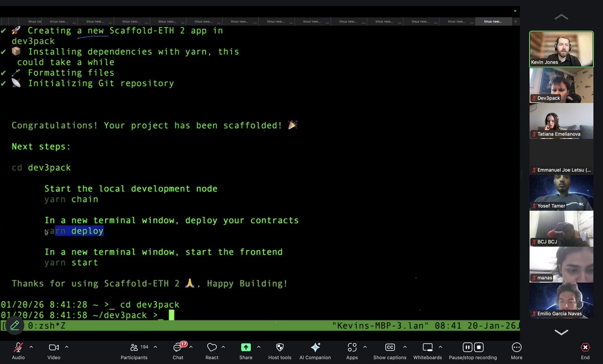 Another banger session with <a href="/cryptomastery_/">Shutterblock.eth 📸💥🦇🔊</a> about blockchain, Ethereum, and scaffold-eth <a href="/buidlguidl/">BuidlGuidl.eth</a>