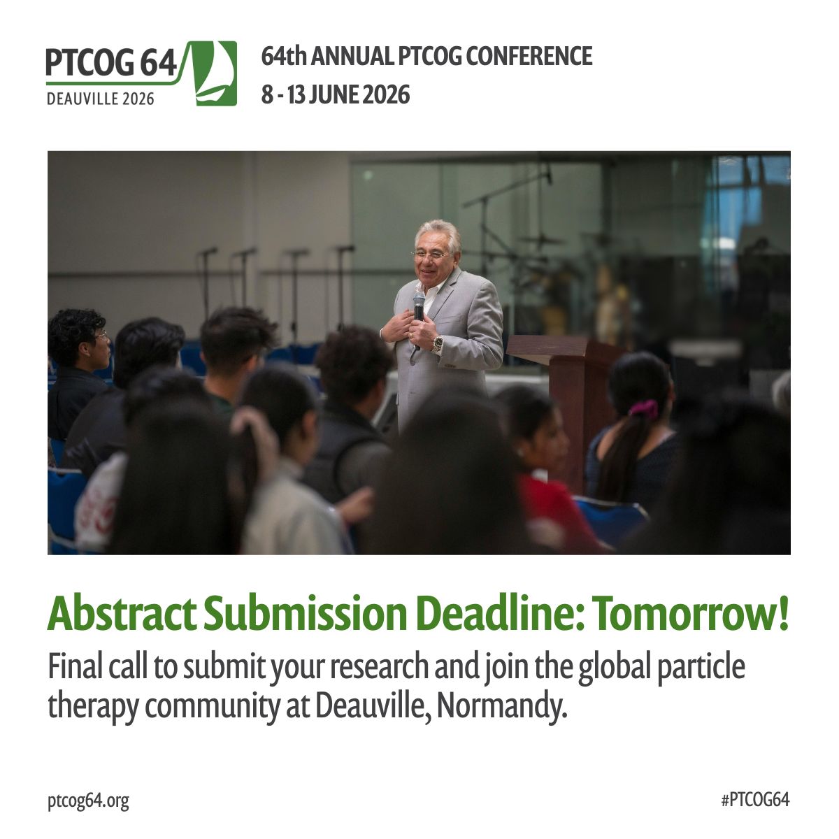 The Particle Therapy Co-Operative Group (PTCOG) tweet media