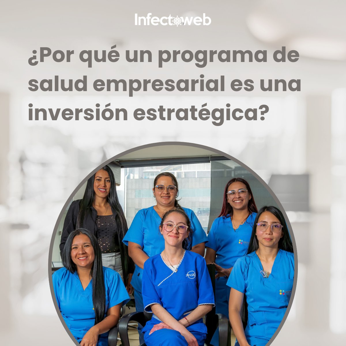 InfectoWeb's tweet image. Hablemos de la salud empresarial como una inversión estratégica que impulsa los resultados corporativos. 💪 

En el entorno empresarial, el bienestar de los equipos no puede verse como un beneficio aislado o un gasto operativo. Para profesionales de la salud, diseñar e…