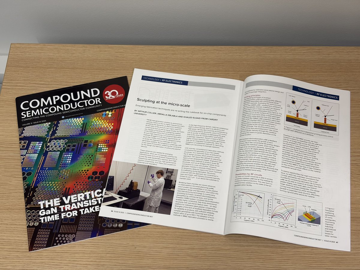 EPSRC CDT in Compound Semiconductor Manufacturing tweet media