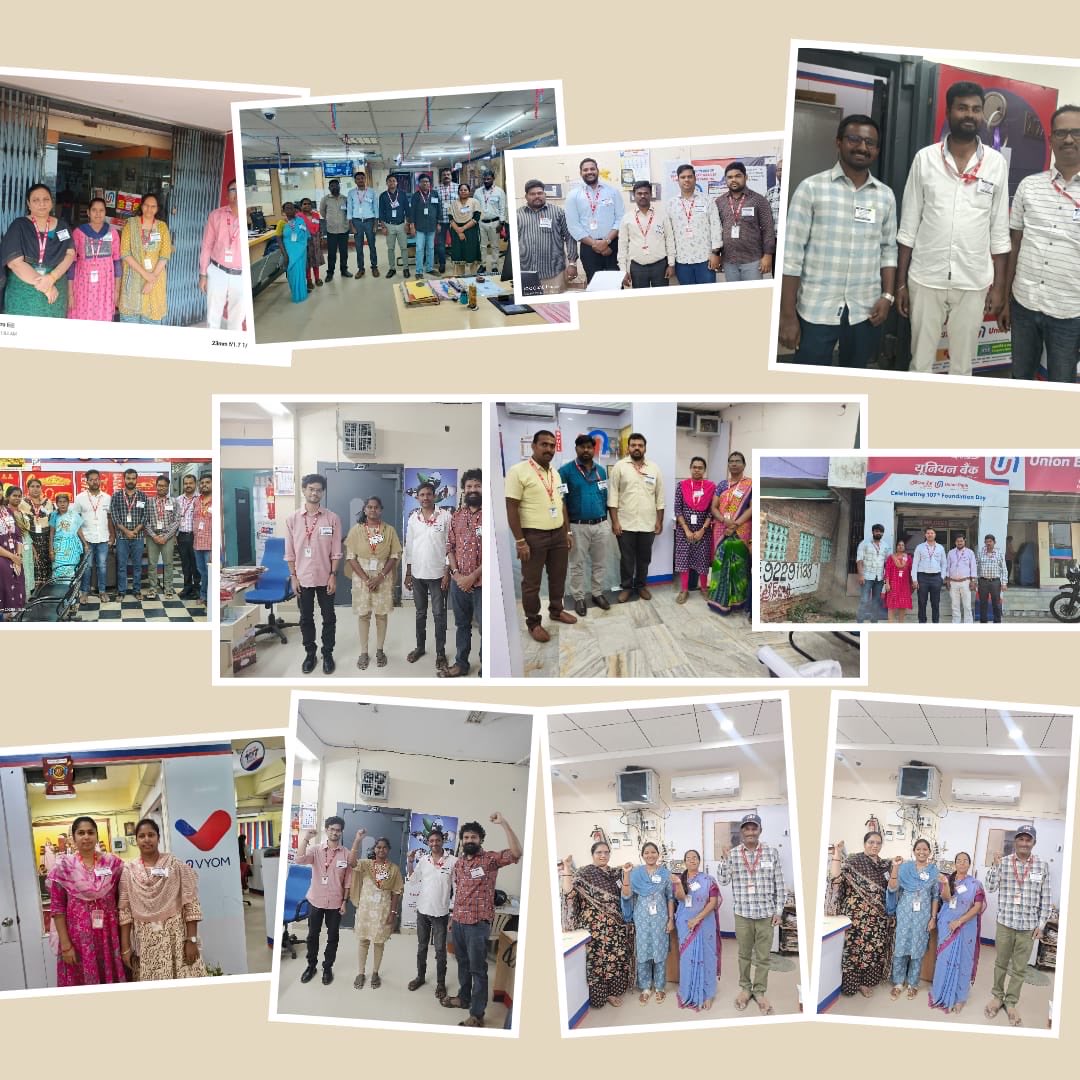 Implementation of the UFBU’s badge-wearing call demanding 5-Day Banking was successfully observed by comrades of the Tirupati Region.
#5DaysBankingNow 
#AIBEA
#UFBU