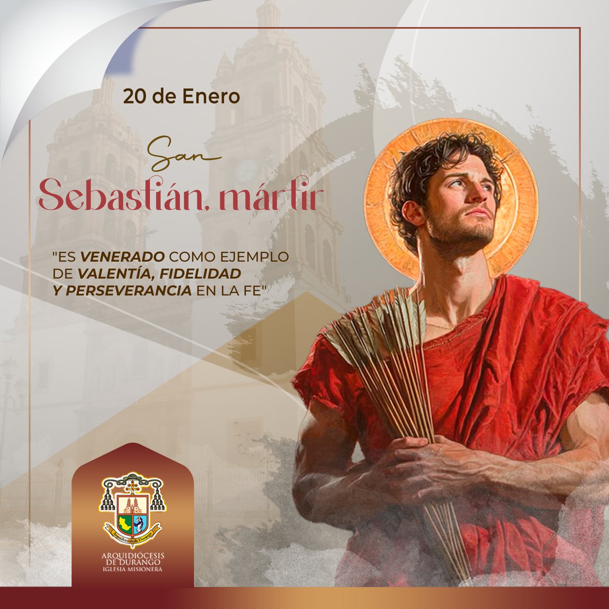 20 de enero: San Sebastián, mártir
"Es venerado como ejemplo de valentía, fidelidad y perseverancia en la fe"