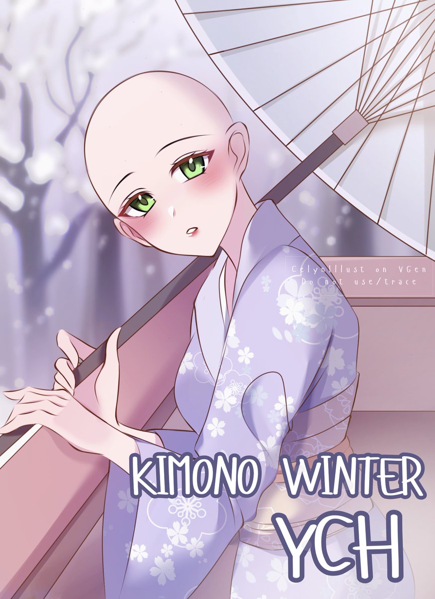 Kimono Winter YCH
Order on my VGen/Kofi ❄✨
#vgencomm #vtuberEN

vgen.co/CelynIllust